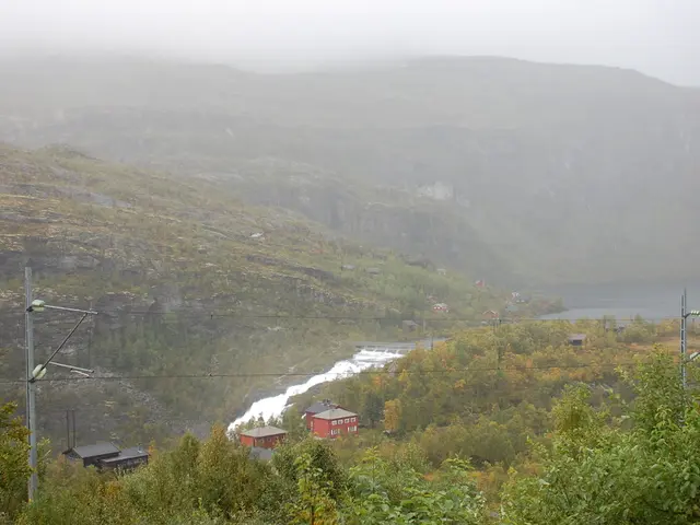 Energy generation via solar panels situated underneath electrical wires