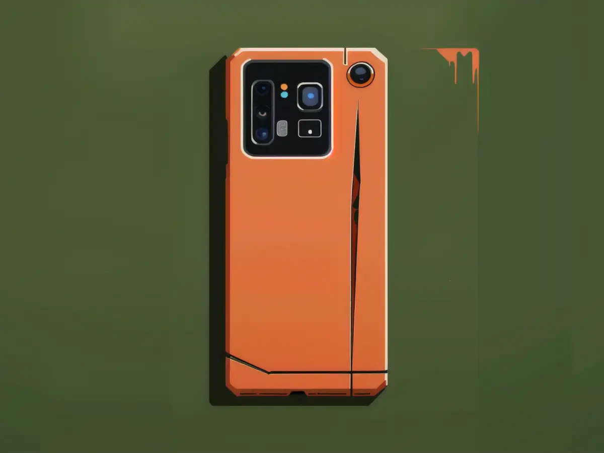 Red model of Realme GT 7 Pro labeled as Mars Orange.