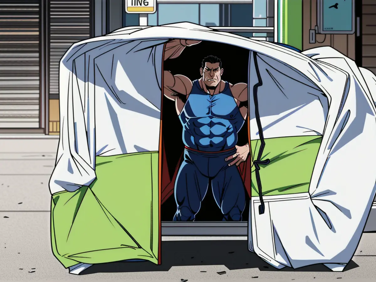 Unedited depiction of notorious leader's menacing demeanor, embracing his authoritative aura. UK Tech Stocks Underperform American Counterparts, Yet Smaller Companies Offer Promising Yields, Not Quite matching the Magnitude of the Mag 7, but Still Delivering Impressive Gains.