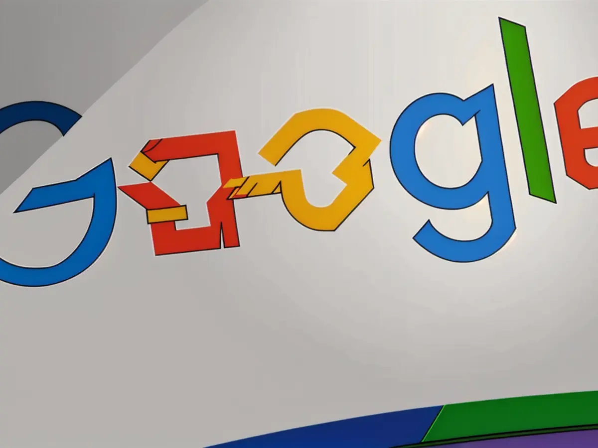 Suspect's Arrest: Details Unveiled on Controversial Figures Arrest for Alleged Financial Crimes Google's emblem, displayed against a white background, is adorned with blue and verdant stripes below it.